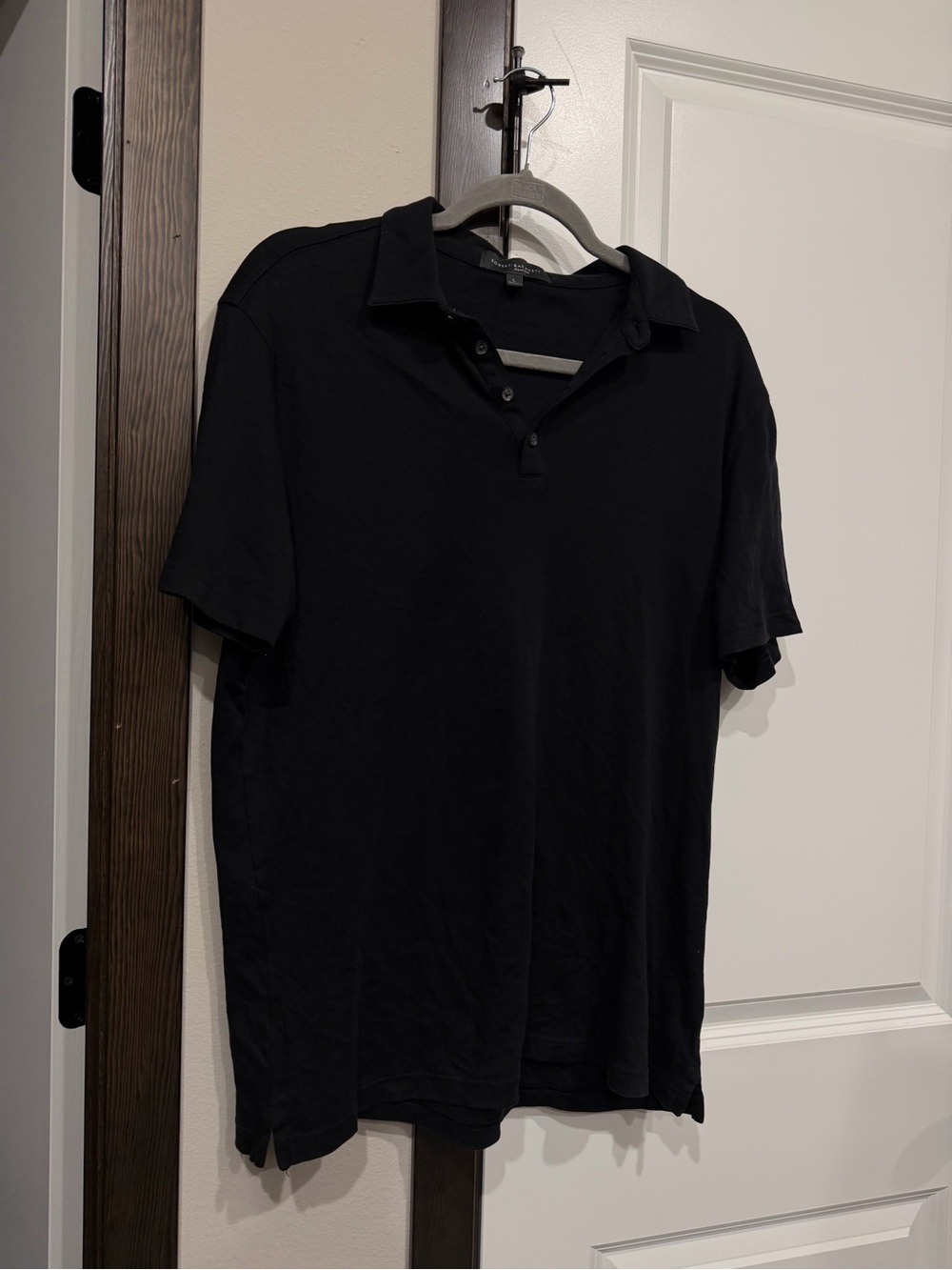 Robert Barakett Black Short Sleeve Polo